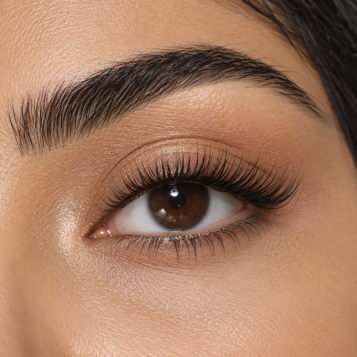 Classic one-by-one eyelash extensions